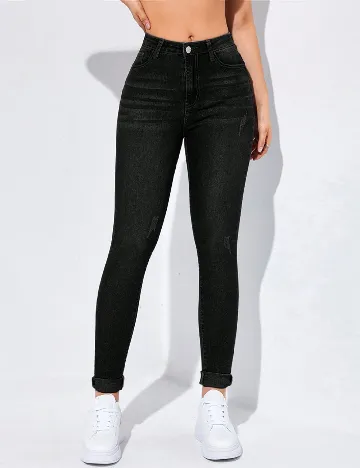 Blugi SHEIN, negru Negru