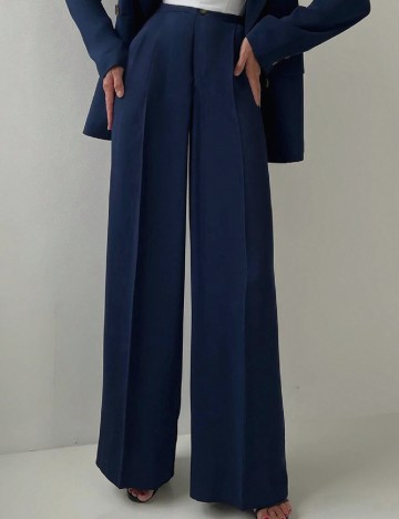 Pantaloni SHEIN, bleumarin