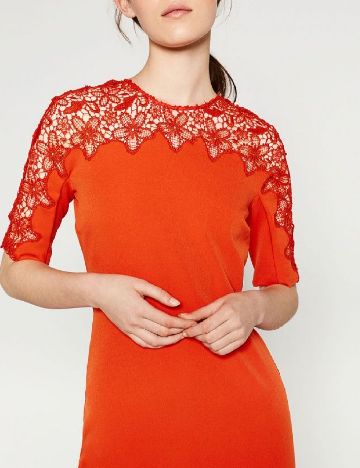 Rochie scurta Zara, portocaliu