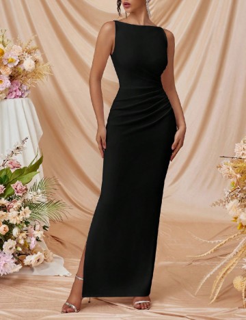 Rochie lunga ADYCE, negru