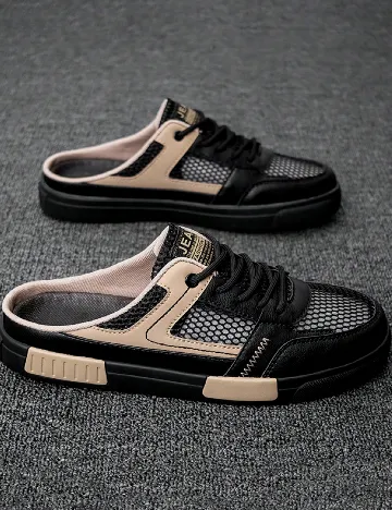 Adidasi SHEIN, negru Negru