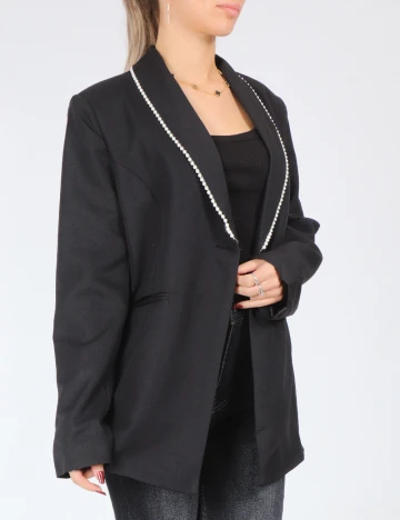 Sacou SHEIN, negru Negru
