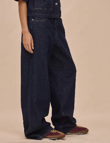 Blugi Musera, bleumarin inchis Albastru