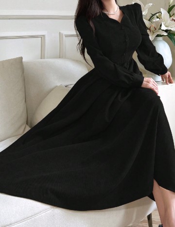 Rochie medie SHEIN, negru
