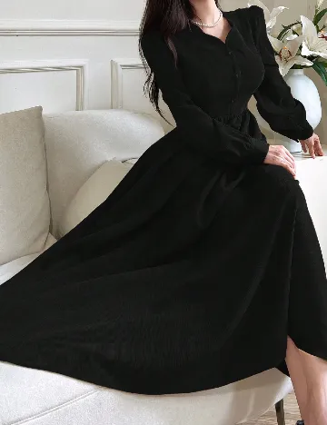 Rochie medie SHEIN, negru Negru
