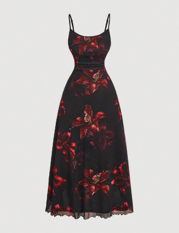 Rochie lunga SHEIN CURVE, negru