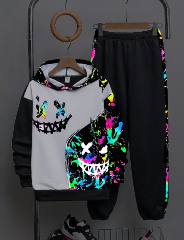 Compleu Shein Kids, mix culori