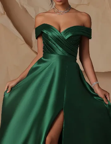 Rochie lunga SHEIN, verde Verde