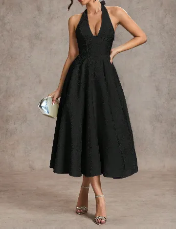 Rochie medie SHEIN, negru Negru