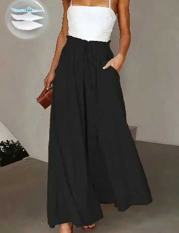 Pantaloni SHEIN, negru Negru