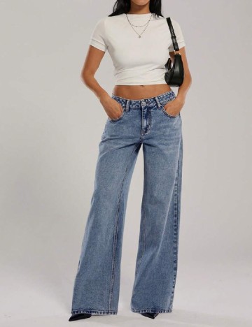 Blugi Forever 21, albastru