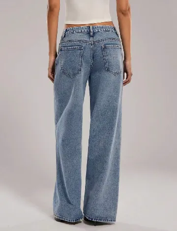 Blugi Forever 21, albastru Albastru