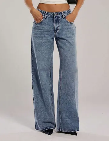 Blugi Forever 21, albastru Albastru
