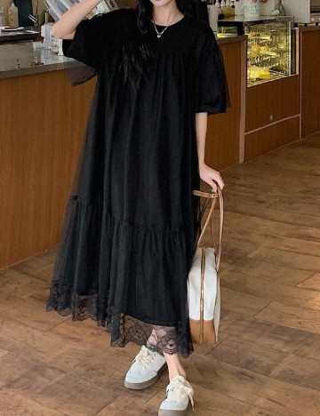 Rochie medie Dazy, negru