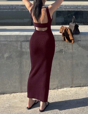 Rochie lunga SHEIN, pruna