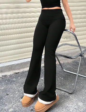Pantaloni SHEIN, negru Negru