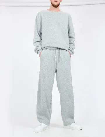 Pantaloni SHEIN, gri deschis Gri