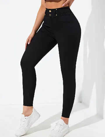 Pantaloni SHEIN, negru Negru