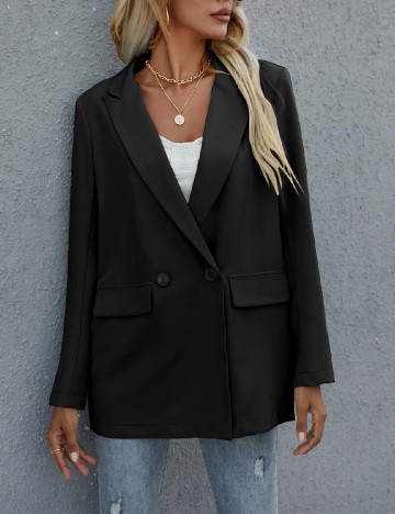 Sacou Oversize SHEIN, negru