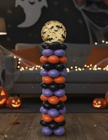 Set baloane de folie pentru Halloween AVEC, mix culori