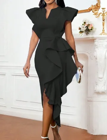 Rochie medie SHEIN, negru Negru