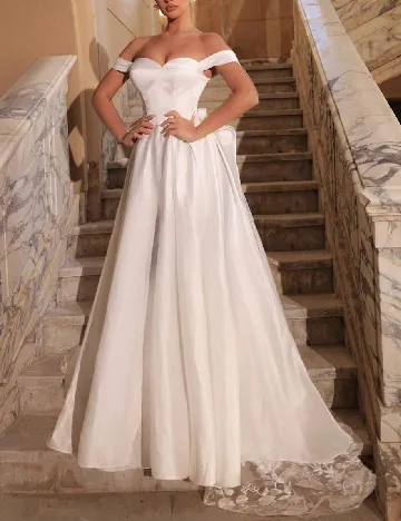 Rochie lunga SHEIN, alb Alb