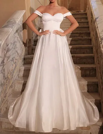 Rochie lunga SHEIN, alb Alb