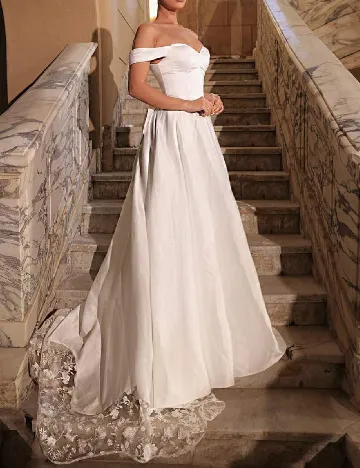 Rochie lunga SHEIN, alb Alb