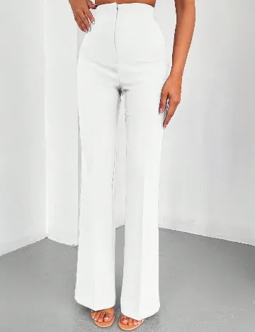 Pantaloni SHEIN, alb Alb