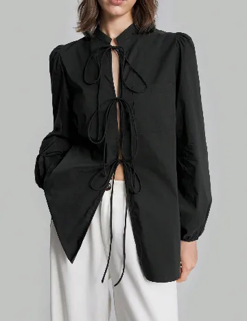 Camasa SHEIN, negru Negru