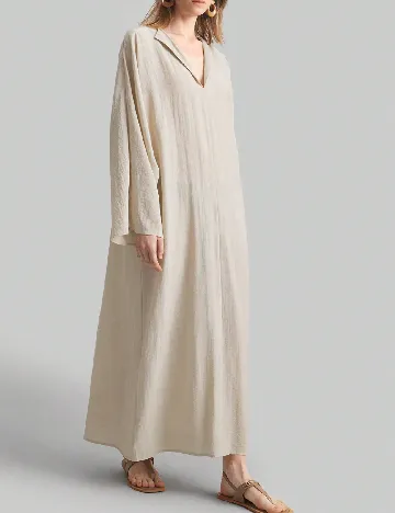 Rochie lunga SHEIN, crem Crem