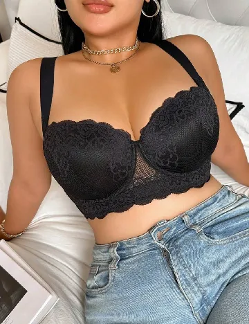 Sutien SHEIN, negru Negru