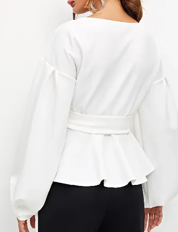 Bluza SHEIN, alb Alb