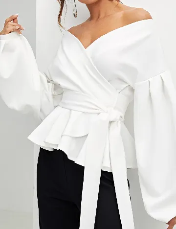 Bluza SHEIN, alb Alb