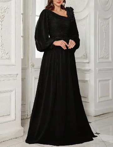 Rochie lunga SHEIN, negru Negru