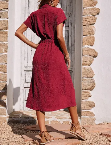 Rochie medie SHEIN, rosu Rosu