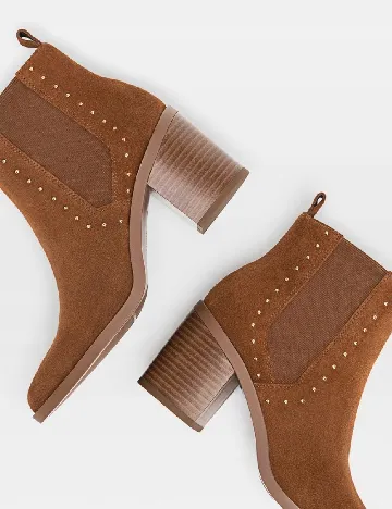 Botine Stradivarius, maro Maro