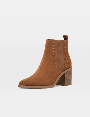 Botine Stradivarius, maro Maro