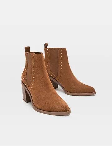Botine Stradivarius, maro Maro