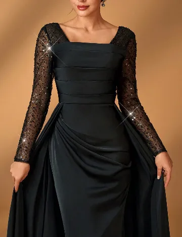 Rochie lunga SHEIN, negru Negru