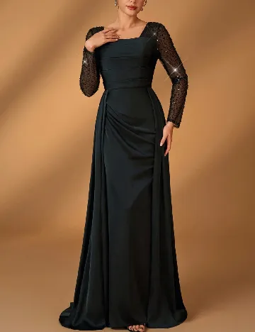 Rochie lunga SHEIN, negru Negru