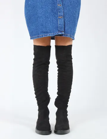 Cizme Stradivarius, negru Negru