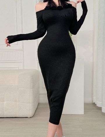 Rochie medie SHEIN, negru