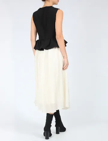 Compleu Dazy, negru/ecru Negru