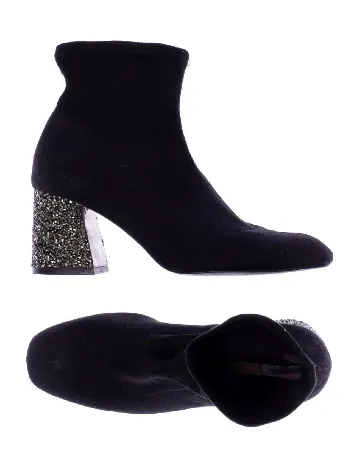 Botine Stradivarius, negru Negru