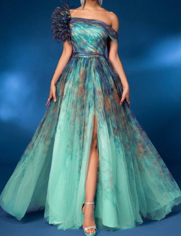Rochie lunga SHEIN, verde