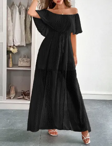 Rochie lunga SHEIN, negru Negru