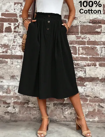 Fusta SHEIN, negru Negru