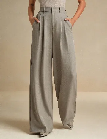 Pantaloni SHEIN, bej Crem