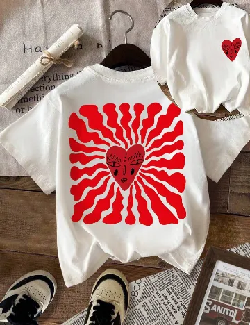 Tricou SHEIN, alb Alb